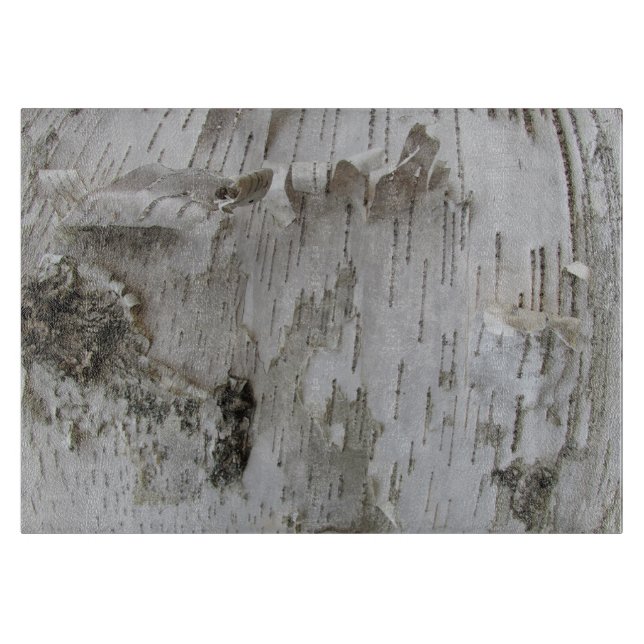 Birch Träd Bark Peeled Old Photo Art (Framsidan)