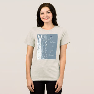 Birch Träd Bird T Shirt