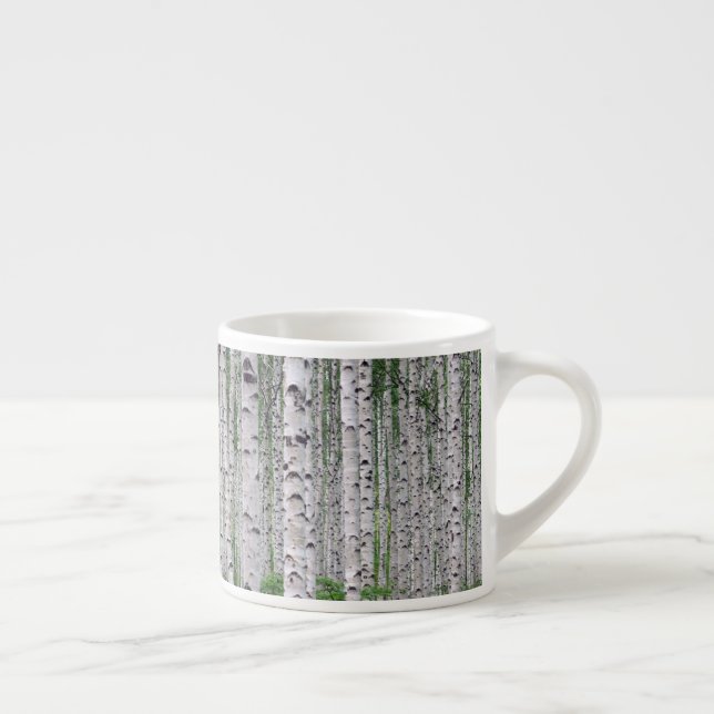 Birch Träd Forest Nature Espressomugg (Höger)