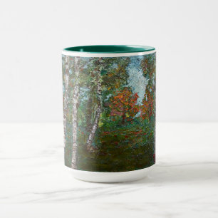 Birch Träd i en Forest (Kimon Loghi) Mugg