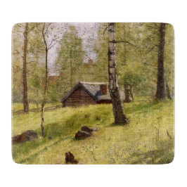 Birch Träd på Sveriges landsbygd (Jansson)