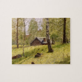 Birch Träd på Sveriges landsbygd (Jansson) Pussel