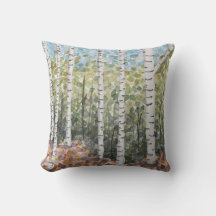 Birch Träd Pillow