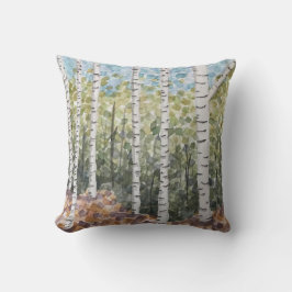 Birch Träd Pillow Kudde