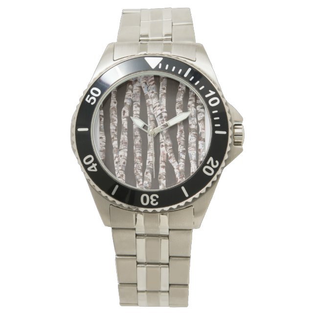 Birch Träd - Stainless Steel Watch!!! Armbandsur (Framsida)