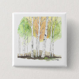 Birch tree button knapp