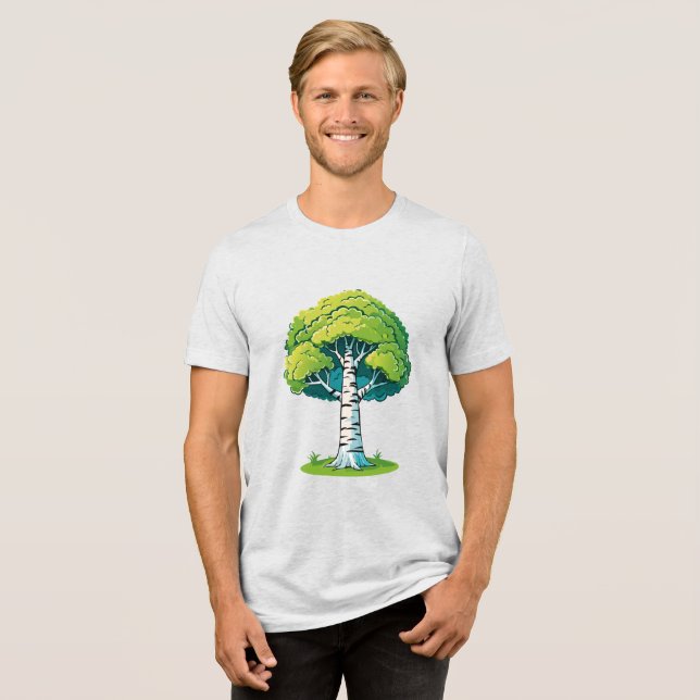 Birch tree t shirt (Framsida Full)