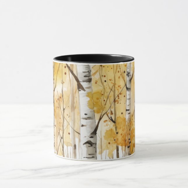Birch Trees Mug Mugg (Center)