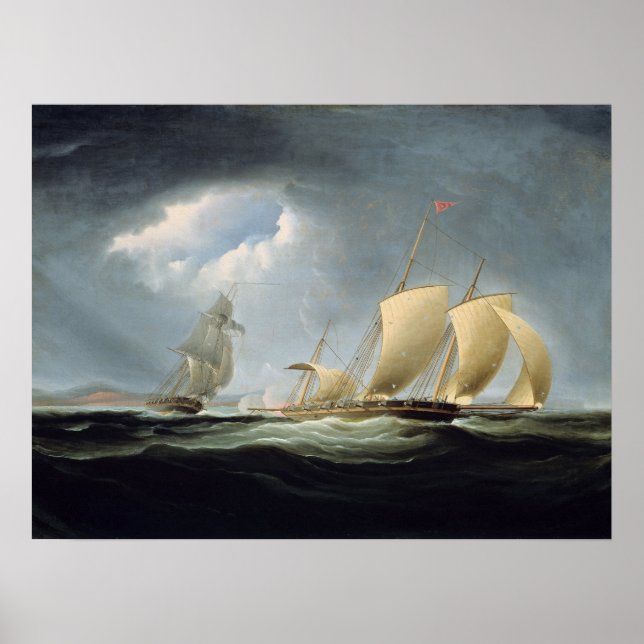 Birch Tripoli Enterprise Frakt Painting Poster (Framsidan)