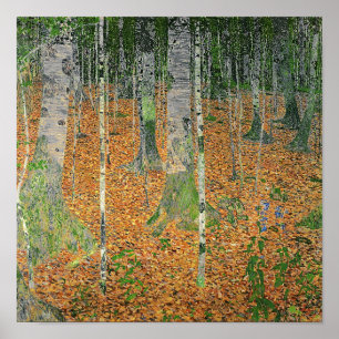 Birch Wood, 1903 Poster