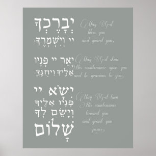 Birchat Kohanim - Priestly välsignelse Poster