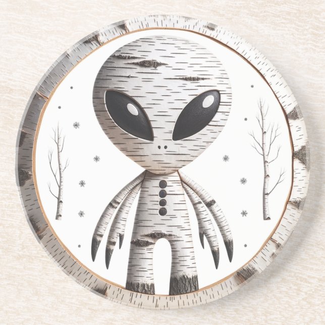 Birchbark Alien Underlägg (Framsidan)