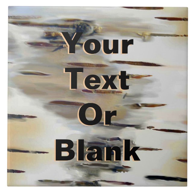 Birchbark Kakelplatta (Framsidan)