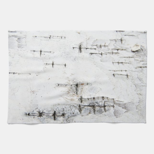 Birchbark mönster towel kökshandduk (Horisontell)
