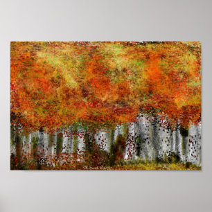BIRCHES ALLT PÅ EN RAD POSTER