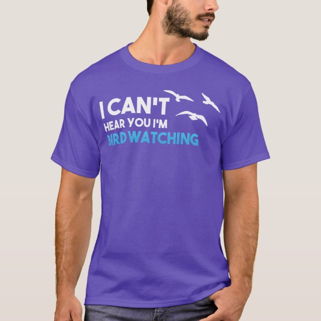 Bird Älskare Bird Watcher-vän T Shirt (Framsida)