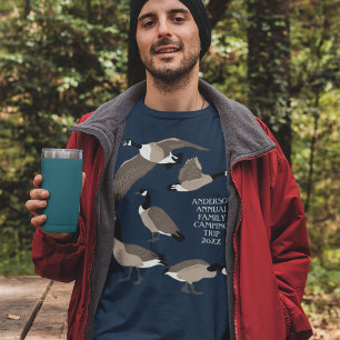 Bird Älskare Canada Geese Illustration Personlig T Shirt