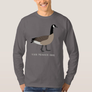 Bird Älskare Canada Goose Illustration Personlig T Shirt