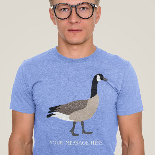 Bird Älskare Canada Goose Illustration Personlig T Shirt