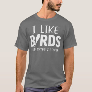 Bird Älskare Joke People Budgie Parrot Hummingbird T Shirt