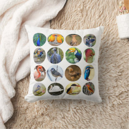 Bird Älskare Pillow 16 tum x 16 tum Kudde