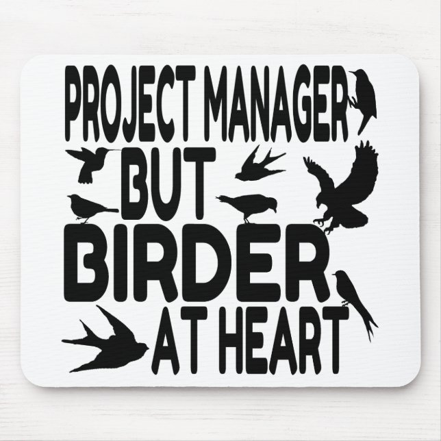 Bird Älskare Project Manager Musmatta (Framsidan)