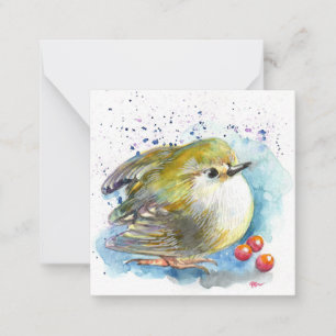 Bird and Berries Anteckningskort