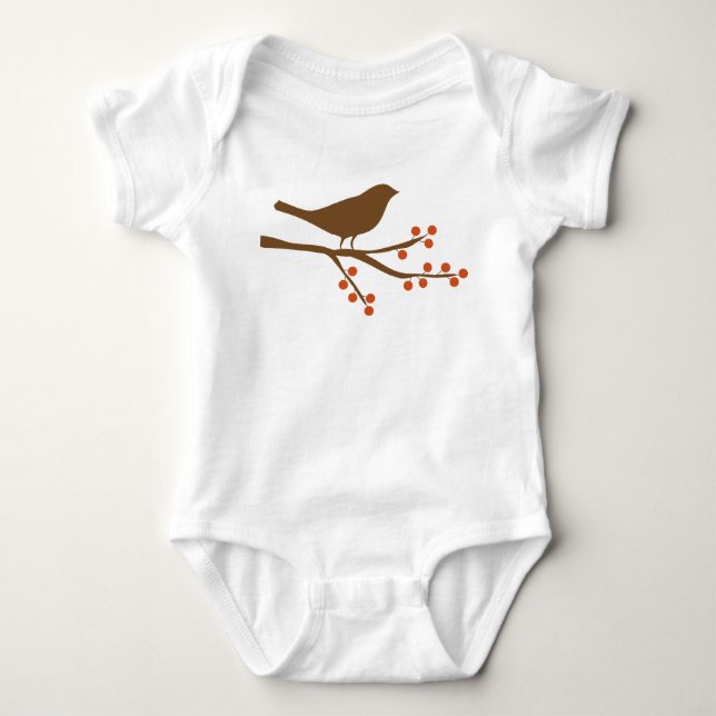 Bird and Berries Tee Shirt (Framsida)