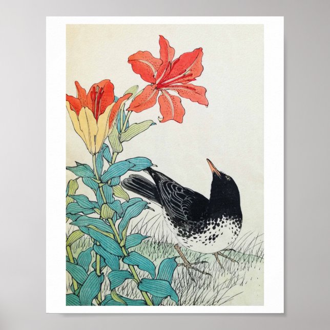 Bird and Lily, Imao Keinen Poster (Framsidan)
