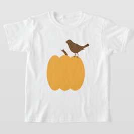 Bird and Pumpkin Silhouette Tröja