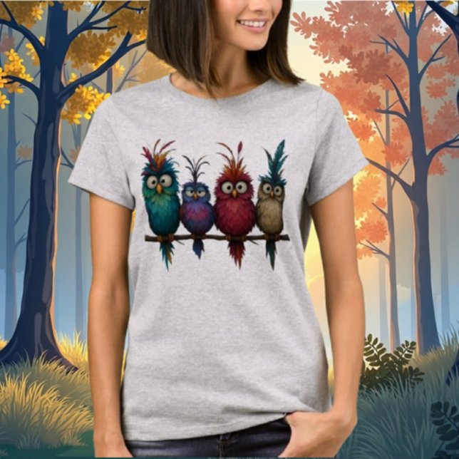 Bird är Ord Dam T-Shirt (Bird Is The Word Ladies Tshirt)