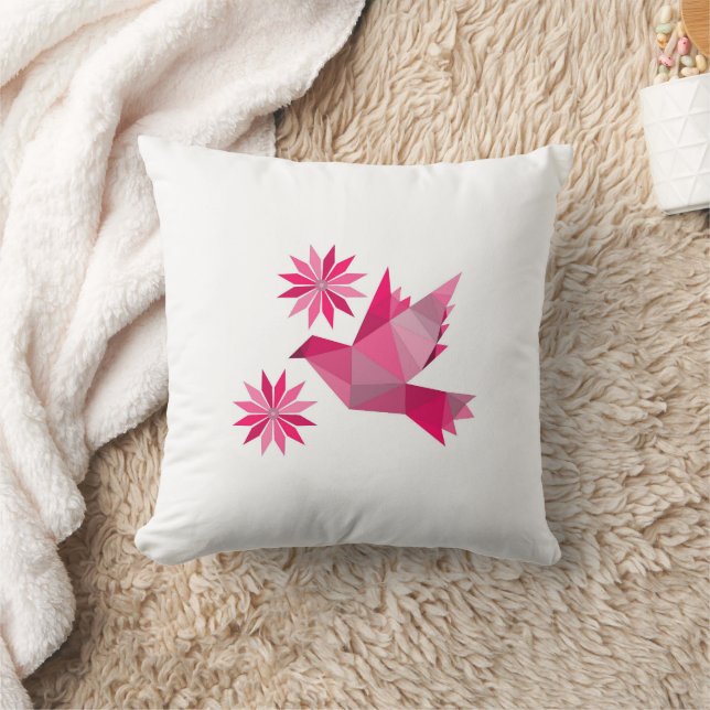 BIRD ART DEKORATIV KUDDE (Filt)