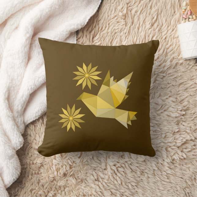 BIRD ART DEKORATIV KUDDE (Filt)