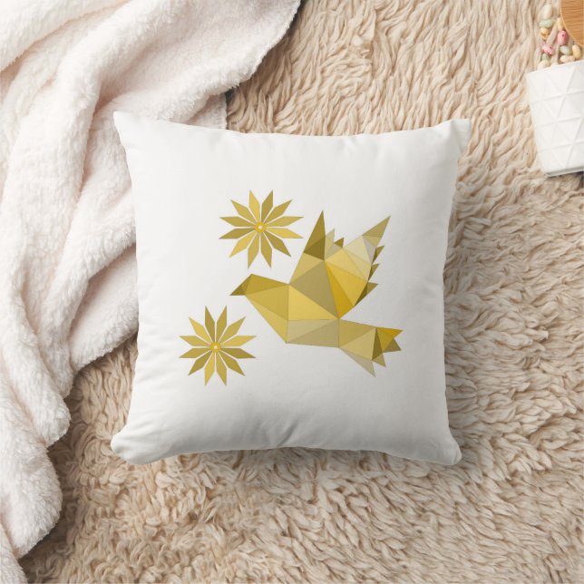 BIRD ART DEKORATIV KUDDE (Filt)
