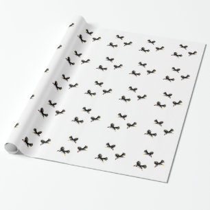 Bird Art Flies Puffins Presentpapper
