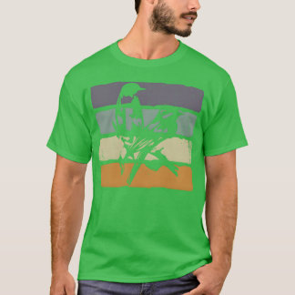 Bird Art Flock Budgie Fågelskådare Parrot Sparrow  T Shirt