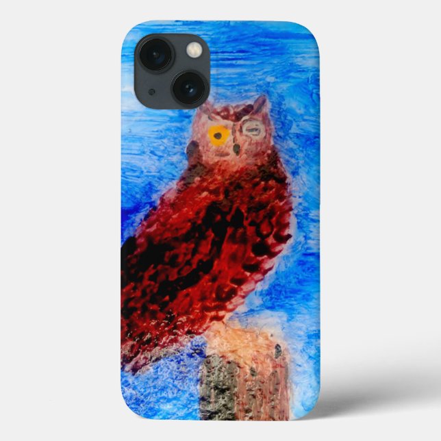 Bird Art Funny Uggla (Baksida)