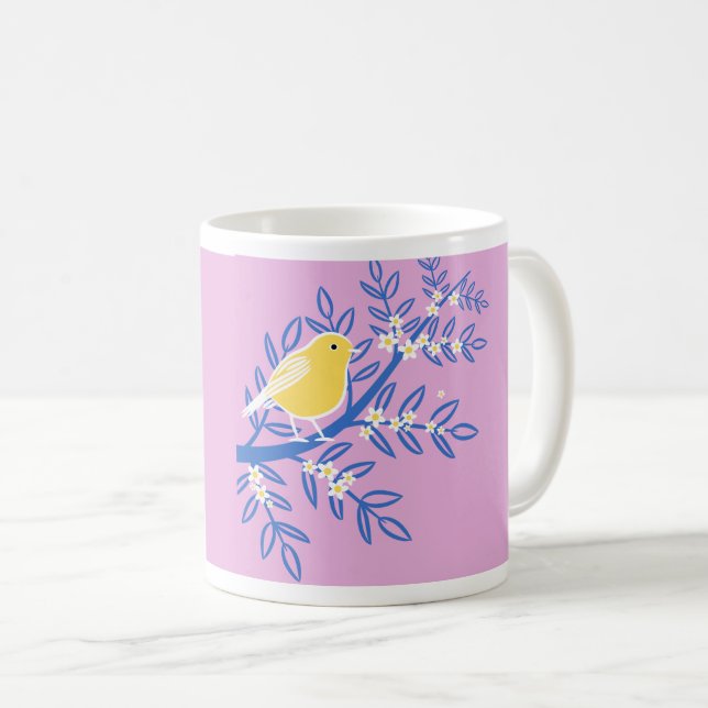 Bird Art Mugg (Framsida höger)