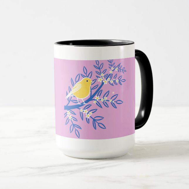 Bird Art Mugg (Framsida höger)