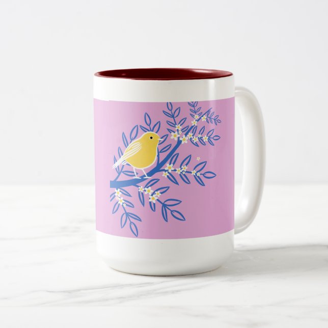 Bird Art Mugg (Framsida höger)