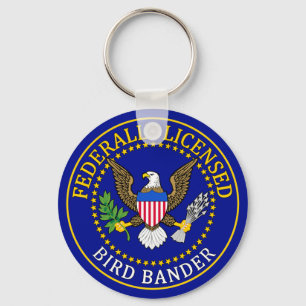 Bird Bander Seal Nyckelring
