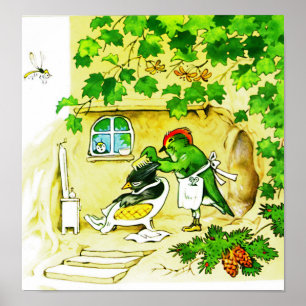 Bird Barber Poster