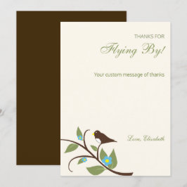 Bird Birthday Tack Kort