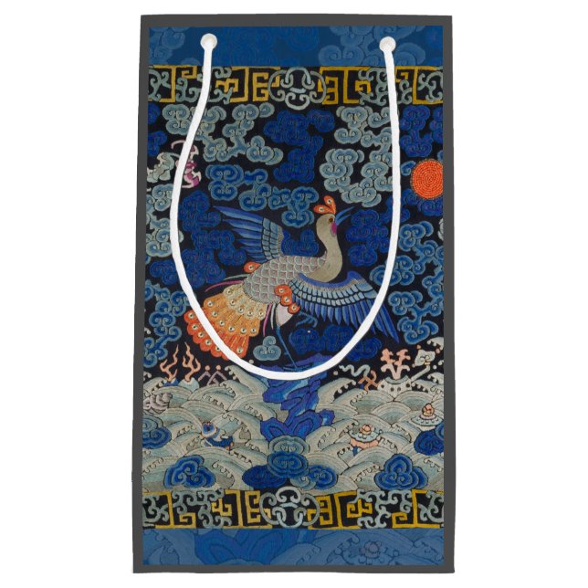 Bird Blue Chinese Embroidery Vintage (Framsidan)