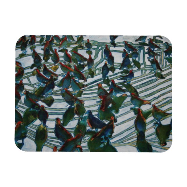 Bird Boat 3 Magnet (Horisontell)