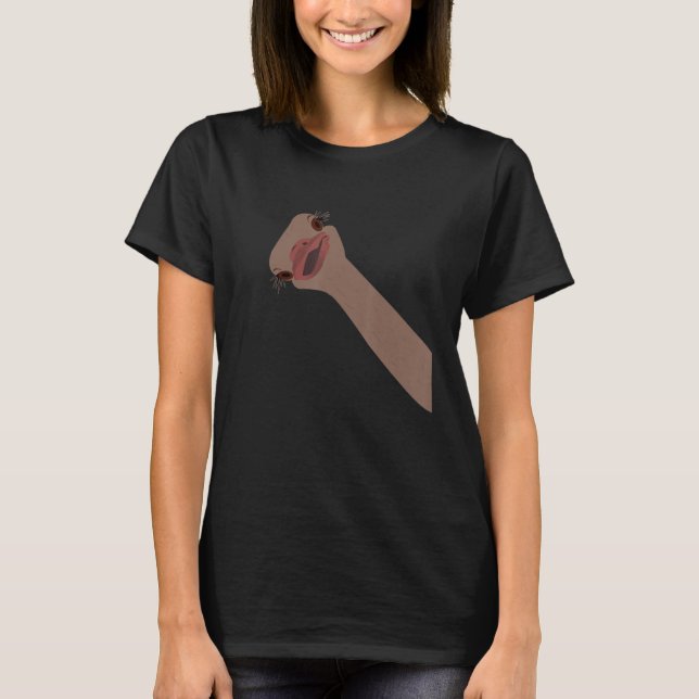 Bird Bouquet Emu Long Nacke Cute T Shirt (Framsida)