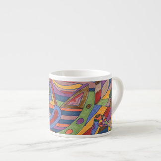 Bird Brain, ursprunglig abstrakt Espressomugg