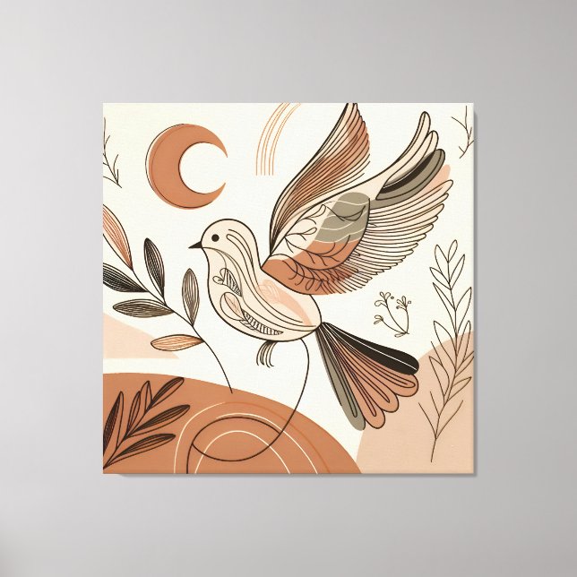 Bird Canvas Art | Naturinspirerad mur Décor (Framsida)