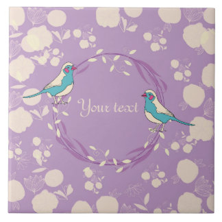 Bird Ceramic Tile Kakelplatta