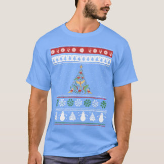 Bird Christmasree Bird Älskare T Shirt
